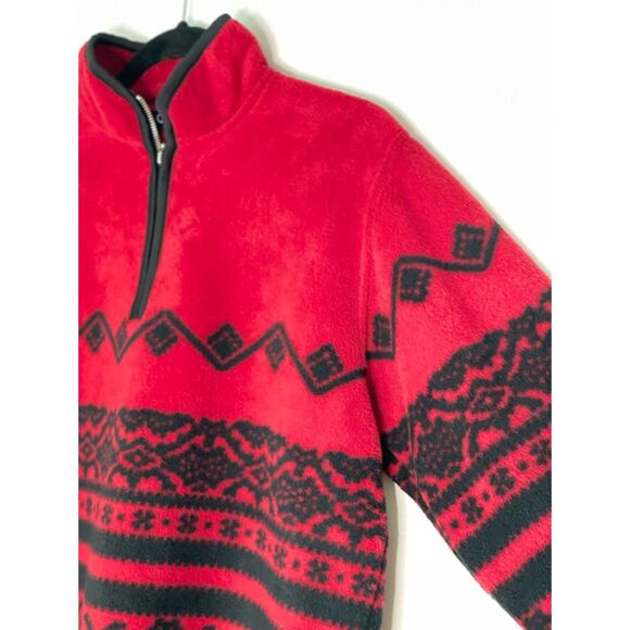 Catalina Fleece Pullover Women's Medium-Large with pockets Southwestern Boho h12 - Picture 10 of 12